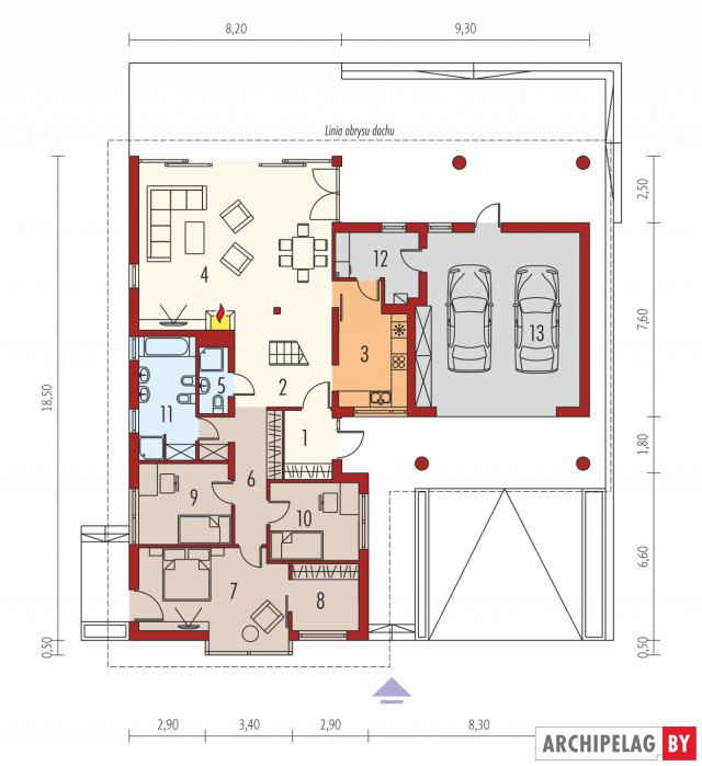 Проект дома zAlan IV G2 MULTI-COMFORT