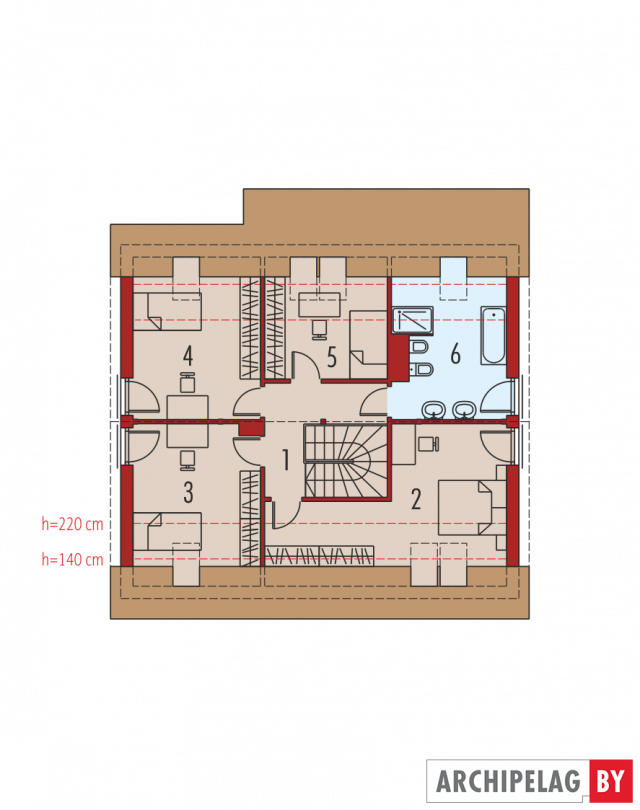 Проект дома zAlba G1 MULTI-COMFORT