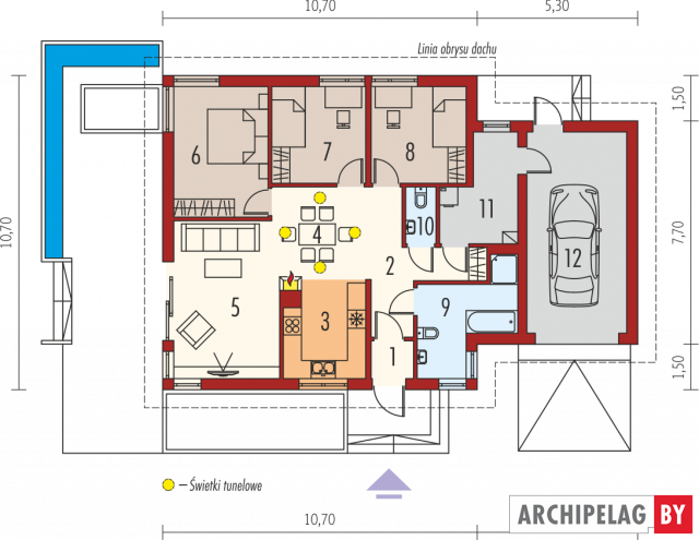 Проект дома zAnabela G1 MULTI-COMFORT