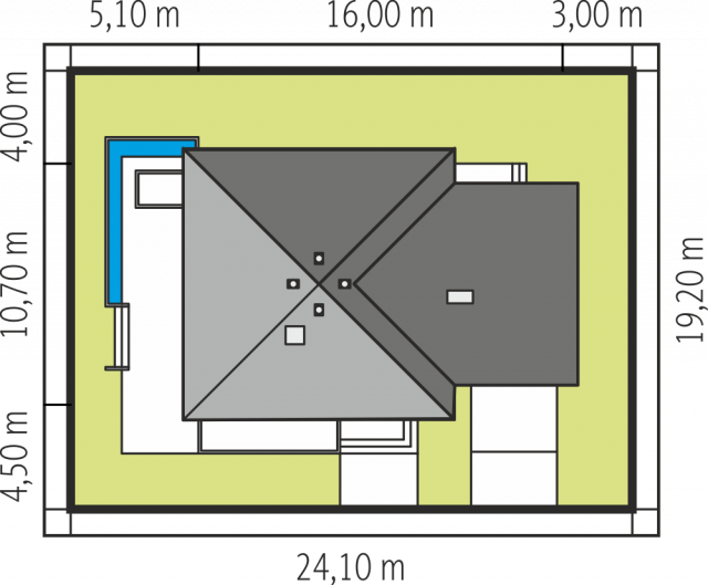 Проект дома zAnabela G1 MULTI-COMFORT