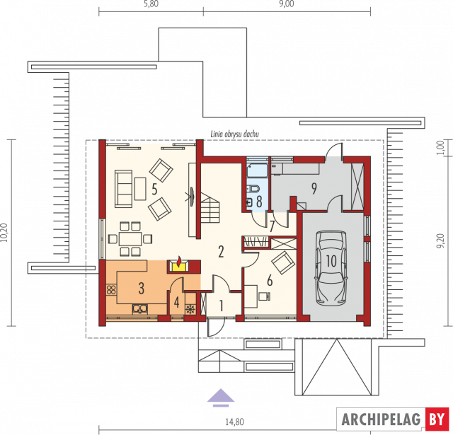 Проект дома zBenjamin G1 MULTI-COMFORT