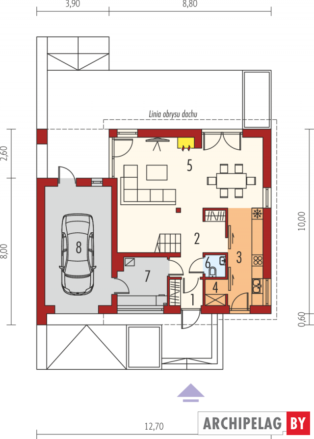 Проект дома zE14 II G1 MULTI-COMFORT