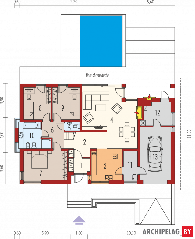 Проект дома ZGabriel G1 MULTI-COMFORT