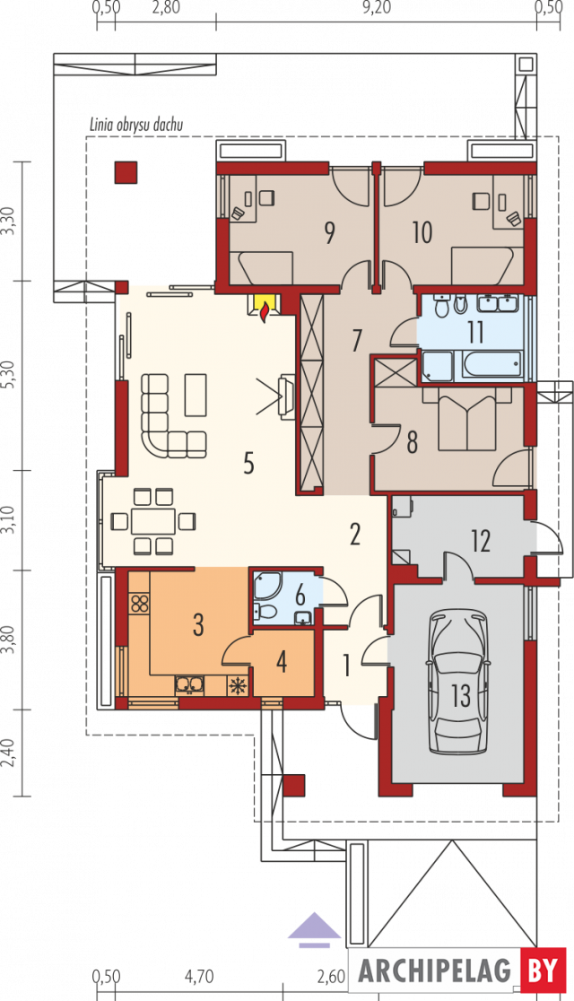 Проект дома zGlen II G1 MULTI-COMFORT