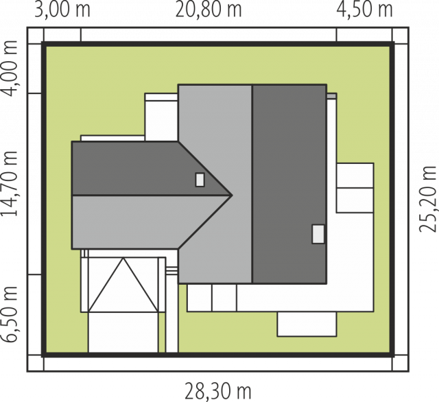 Проект дома zIndia G2 (wersja B) MULTI-COMFORT